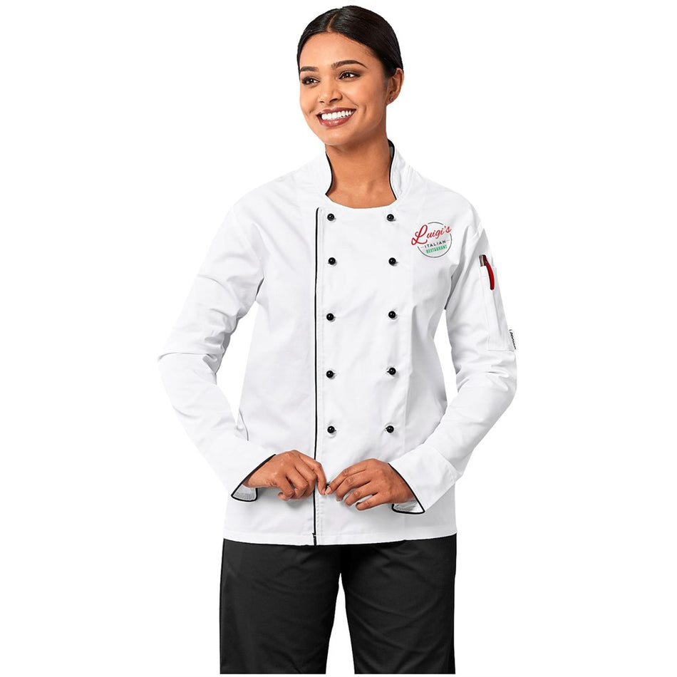 Unisex Long Sleeve Dijon Chef Jacket-0