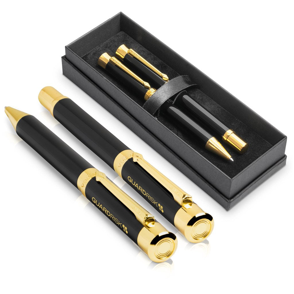 Alex Varga Corona Ball Pen & Rollerball Set-0