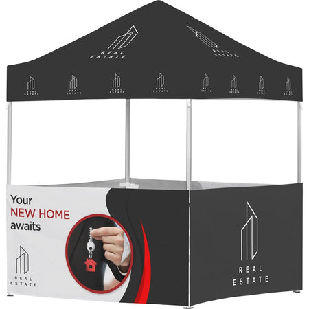 Ovation Sublimated Gazebo 2m X 2m Petite Frame - 4 Half-Wall Skins-0