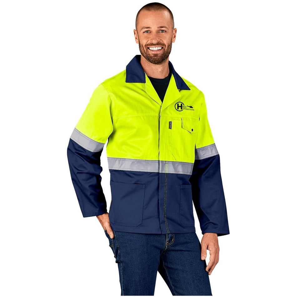 Traffic Premium Two-Tone Hi-Viz Reflective Jacket-0