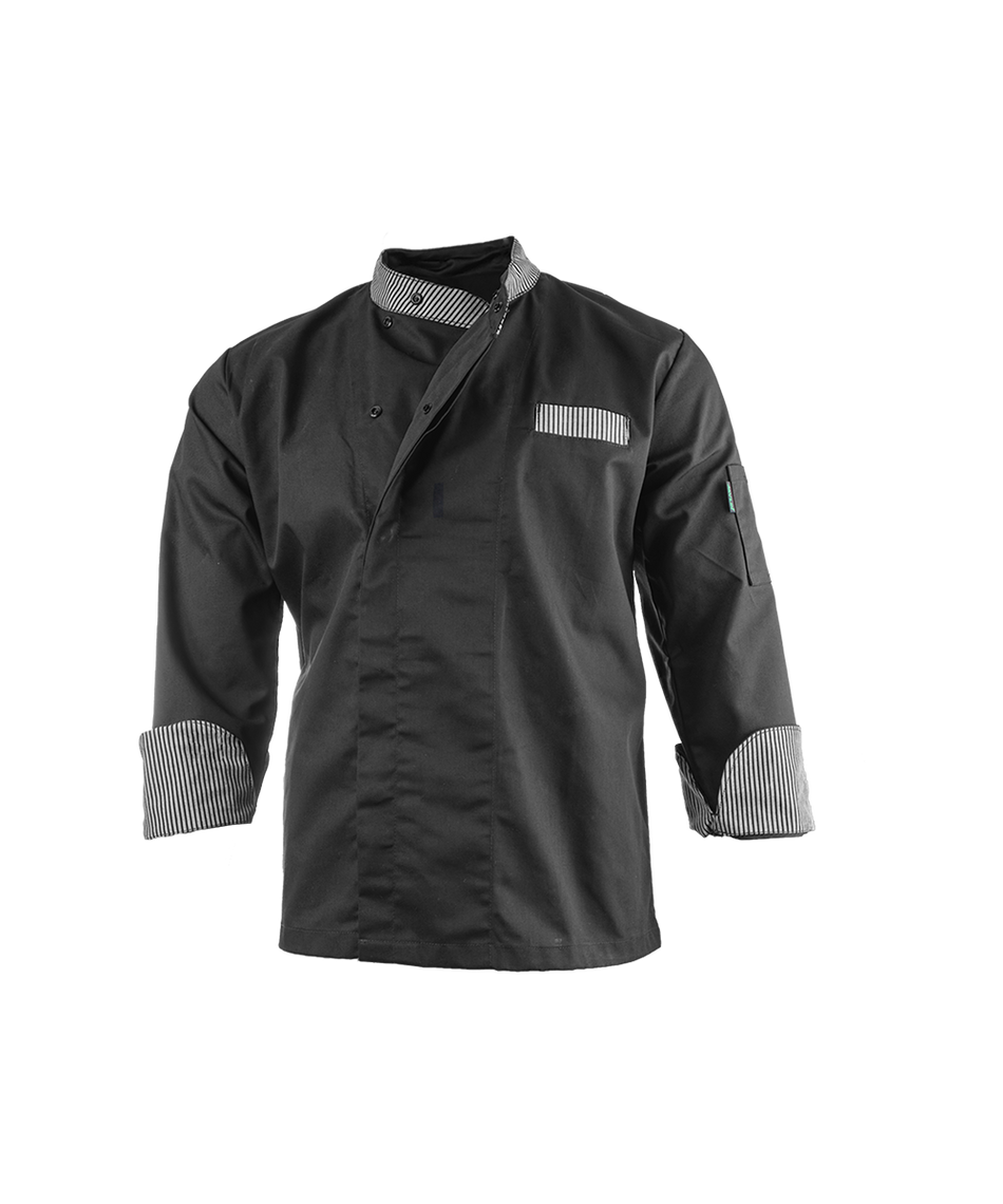 Javlin Black & Ligne Noir Men's Elite Chef Jacket