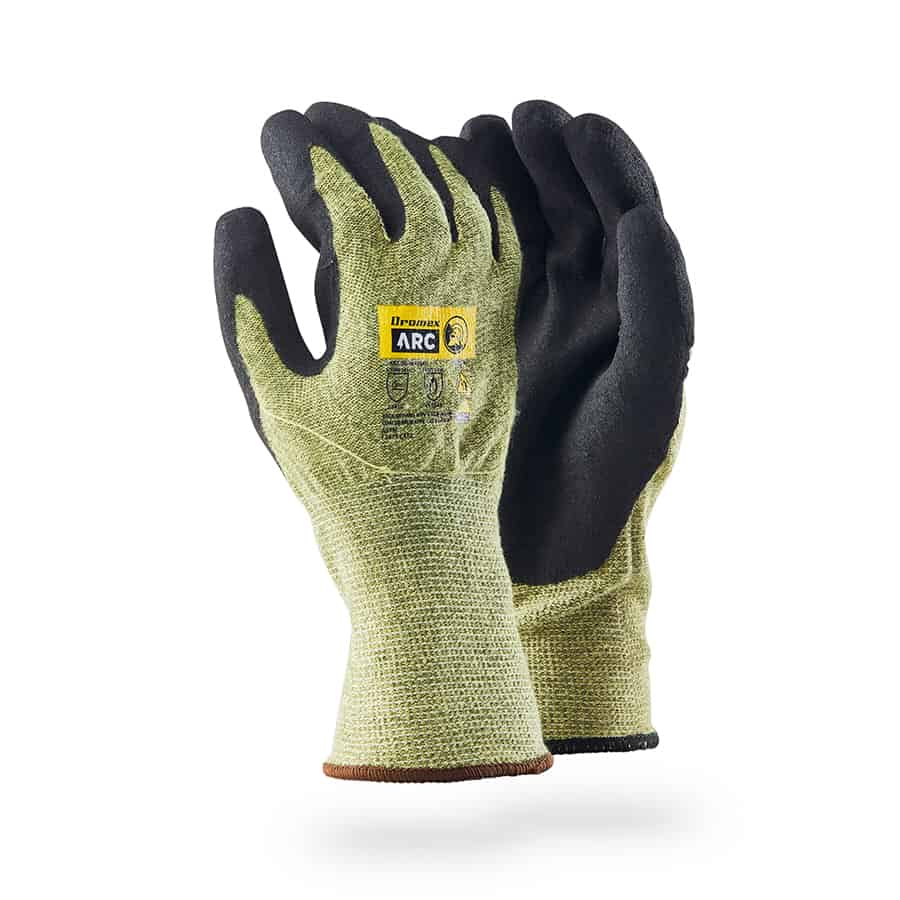 DROMEX SYNTHETIC ARC GLOVES, 16.8 CAL BACK, 42.3 CAL FRONT